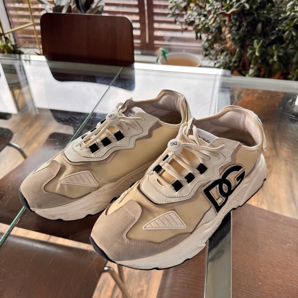 Dolce Gabbana white and blue Sneakers - Picture 2 of 5